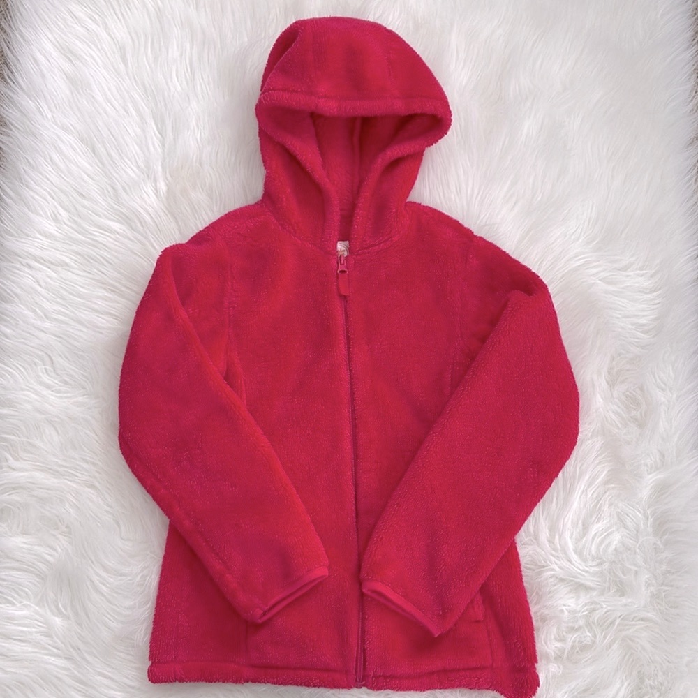 Wonder Nation Girls 7-8M Pink Fleece Jacket